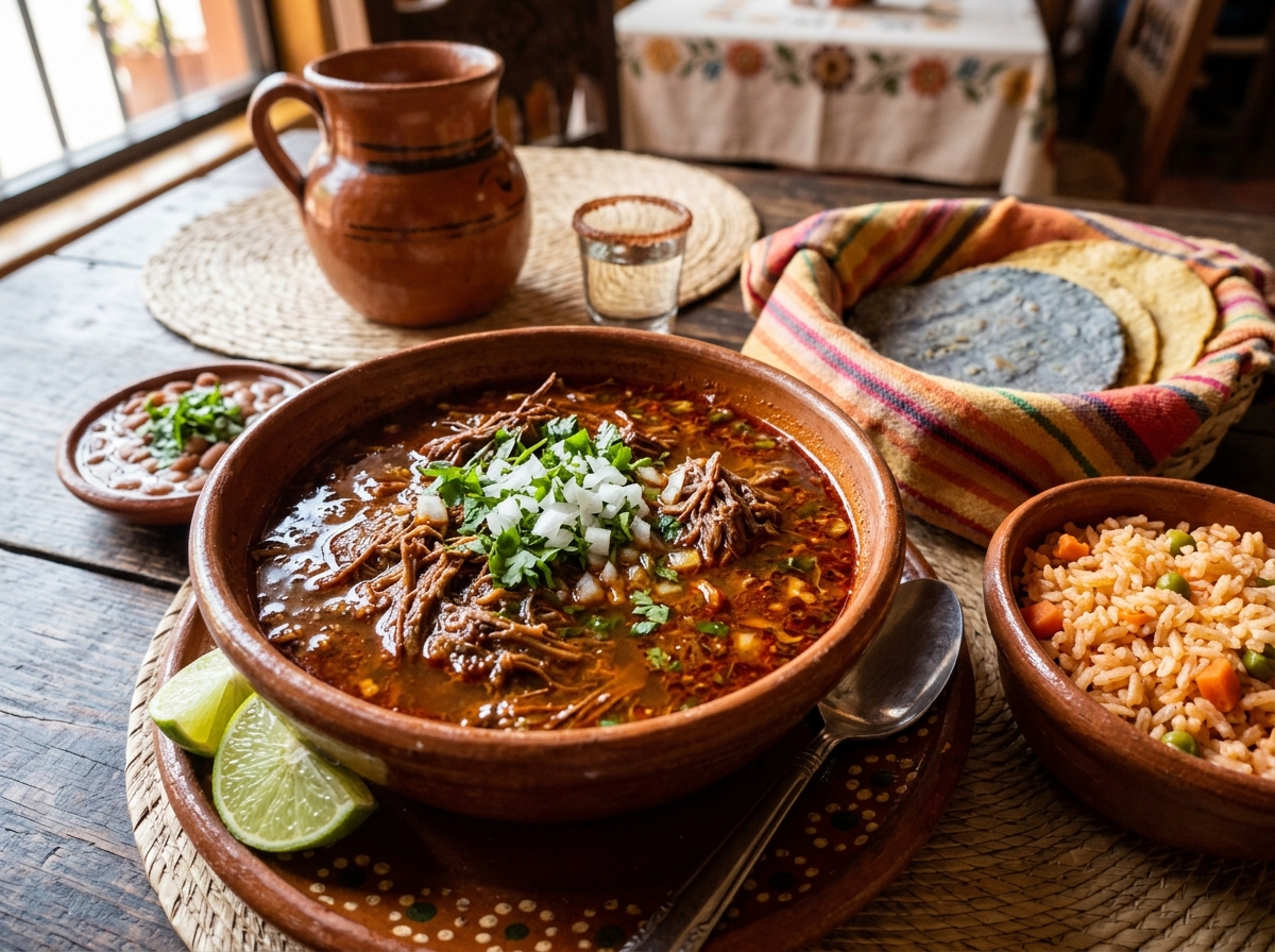 Authentic Slow-Cooked Beef Birria with Consomé
