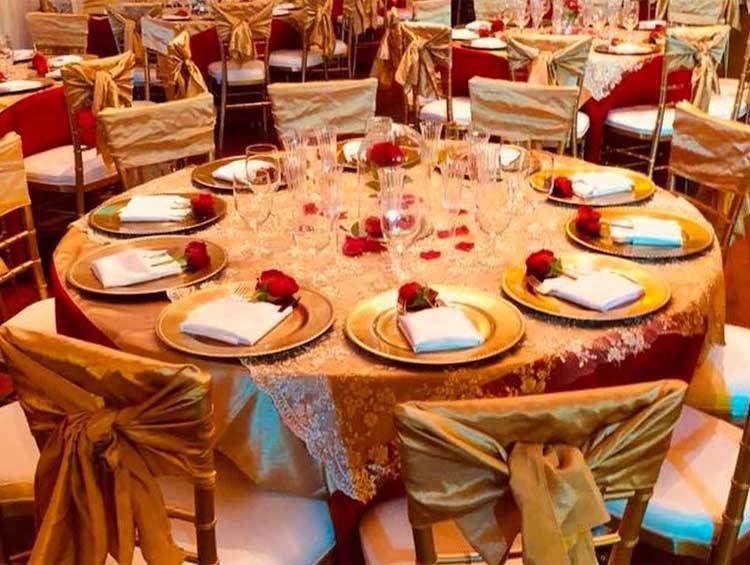 Wedding hall elegantly