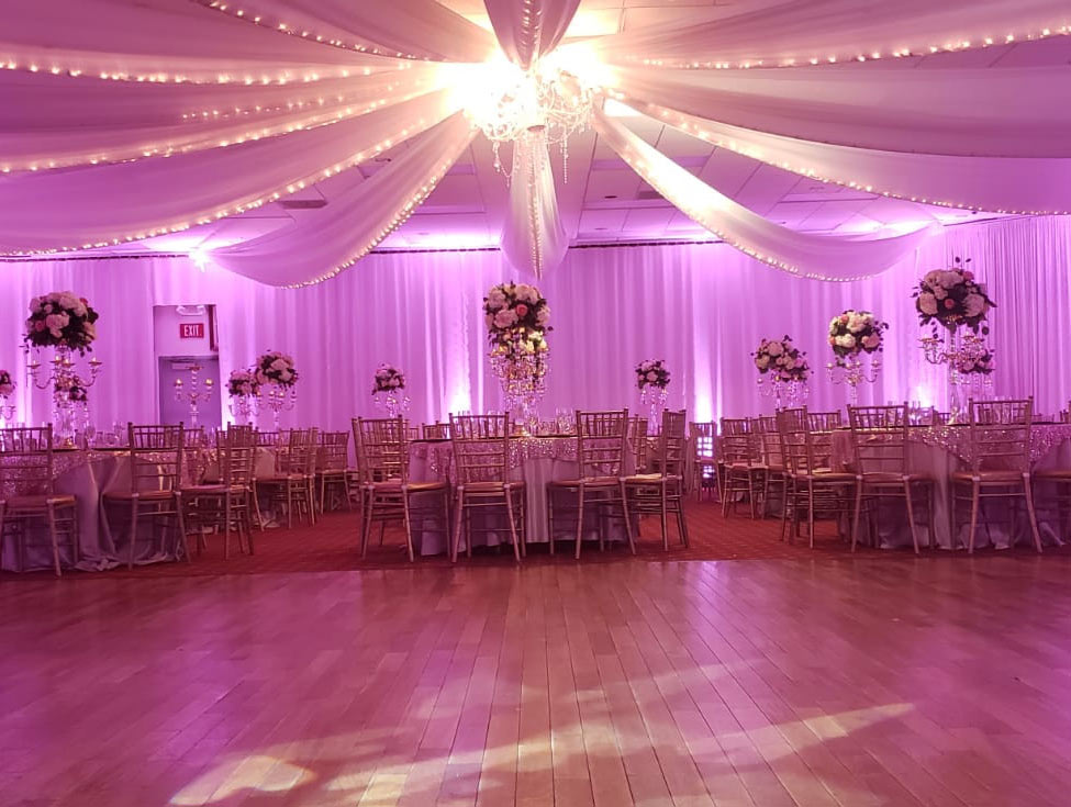 Wedding hall elegantly